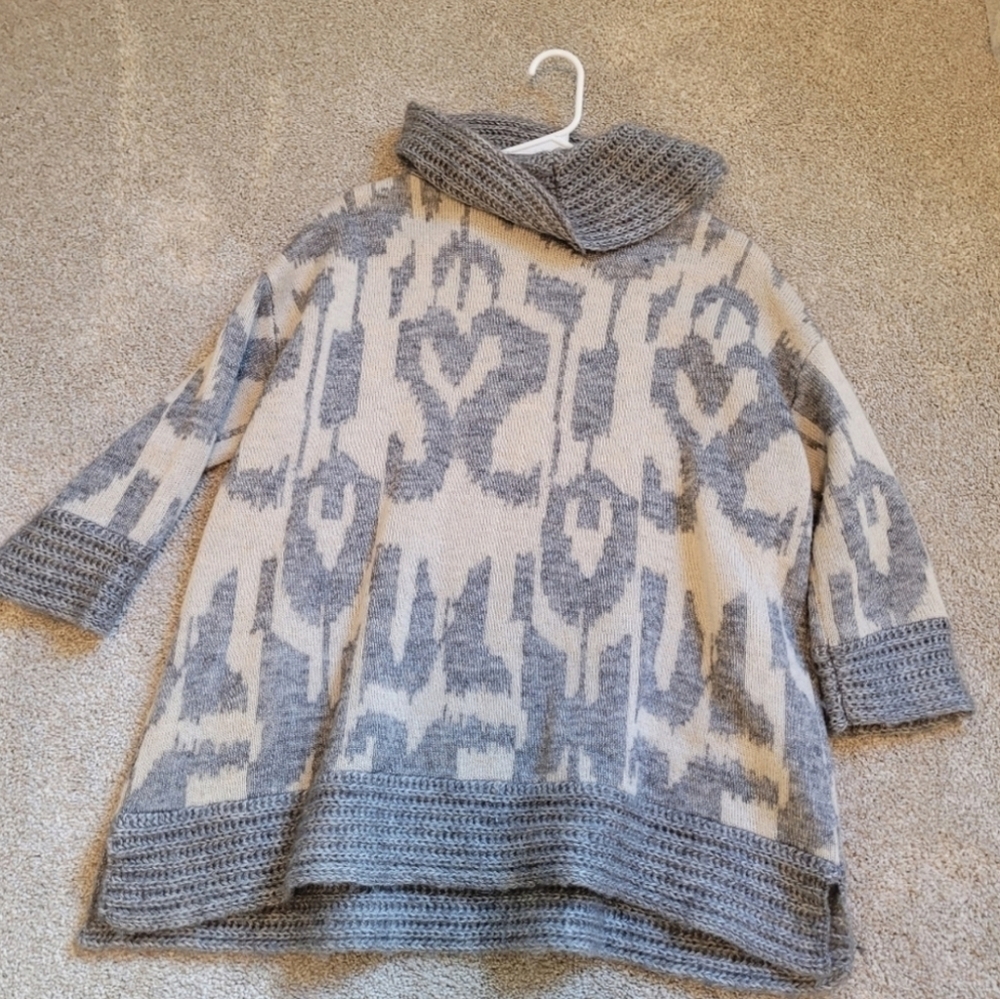 Chico's Wool Blend Women's Turtleneck Sweater Size 1 Medium - Picture 5 of 5